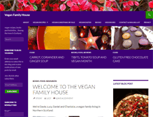 Tablet Screenshot of blog.veganfamily.co.uk